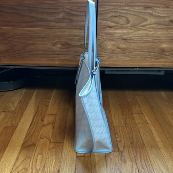 NWT MCM medium HIMMEL SHOPPER IN LAURETOS in SS24 Ancient Blue - Picture 4 of 7